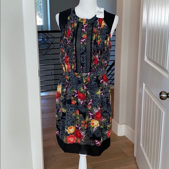 Astr Dresses & Skirts - NWT ASTR sheer floral dress SZ M